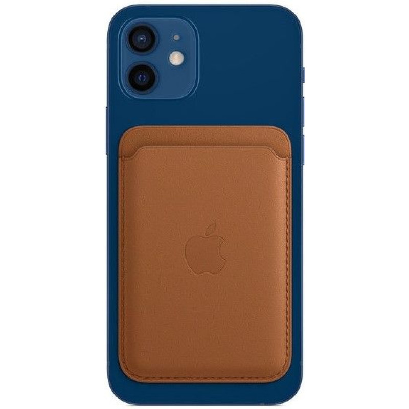 Apple Leather Wallet with MagSafe Saddle Brown (MHLT3)