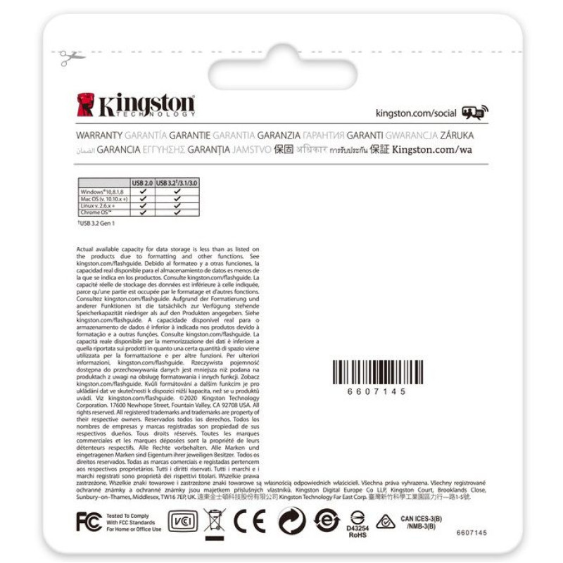 Накопичувач Kingston 64GB USB 3.2 Type-C Gen 1 DT70