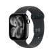 Apple Watch Series 11 GPS + Cellular 46mm Jet Black Alu. Case w. Black S. Band - M/L (MFC44)