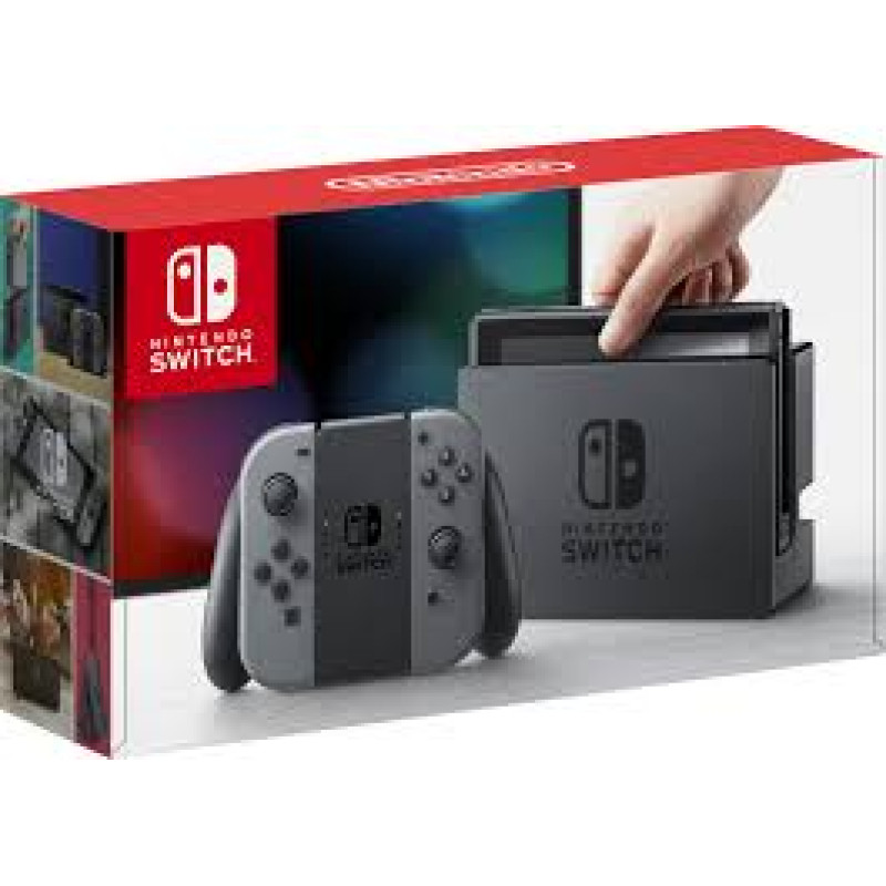 Nintendo Switch with Gray Joy Con
