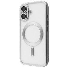 Чохол Metal Matte Case with Magnetic Ring iPhone 17 white titanium (65176)