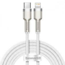 Кабель Baseus Cafule Metal Type-C to Lightning PD 20W (2m) white (CATLJK-B02)