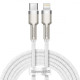 Кабель Baseus Cafule Metal Type-C to Lightning PD 20W (2m) white (CATLJK-B02)
