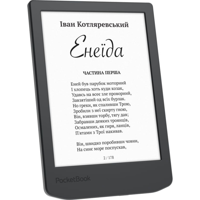 Електронна книга PocketBook 619 Verse Lite, Midnight Grey
