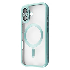 Чохол Metal Matte Case with Magnetic Ring iPhone 16 Plus teal (60130)