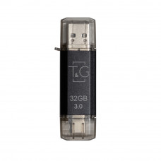 Флеш-накопичувач USB 3.0 32GB Type-C T&G 009 Star Series Black (TG009TC-32GBK3)