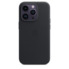 Apple Leather Case with MagSafe iPhone 14 Pro (Midnight)