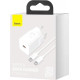 МЗП Baseus Super Si Quick Charger 25W (1Type-C to Type-C) (TZCCSUP-L02) White