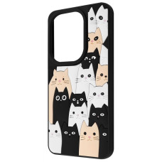 Чохол WAVE Doodle Case Xiaomi Redmi Note 13 Pro 4G/Poco M6 Pro 4G/Redmi Note 14s cats (63513)