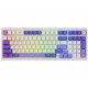 Бездротова клавіатура Proove Gaming Slicker Special Edition (Ukraine Layout) white/purple (WKSLSE022416)
