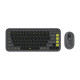 Комплект (клавиатура, мышь) беспроводной Logitech Pop Icon Combo Graphite (920-013156)