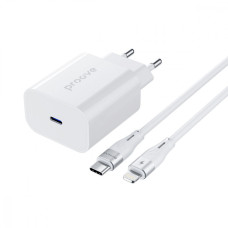 МЗП Proove Rapid 20W (Type-C) + Кабель Type-C to Lightning white (WCRP20012102)