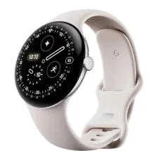 Google Pixel Watch 4 41mm Wifi Polished Silver/Porcelain Band