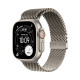 Apple Watch Ultra 3 GPS + Cellular 49mm Natural Tit. Case w. Natural Tit. Milanese Loop - Large (MF0E4)