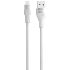 Кабель Proove Soft Silicone USB to Micro USB 2.4A (1m) white (CCSO20001302)