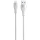 Кабель Proove Soft Silicone USB to Micro USB 2.4A (1m) white (CCSO20001302)