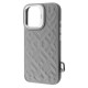 Чохол Kajsa Rhombus Collection with Magnetic Ring iPhone 16 gray (59676)