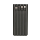 Портативный аккумулятор Extralink EPB-093 30000mAh Preto Solar, USB-C Black