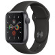 Apple Watch Series 5 (GPS) 40mm Space Grey Aluminium Case with Black Sport Band (MWV82)