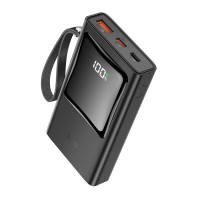 Портативный аккумулятор HOCO Unifier fully compatible power bank Q4 10000mAh |1USB/2Type-C, PD/QC, 22.5W/5A| Black