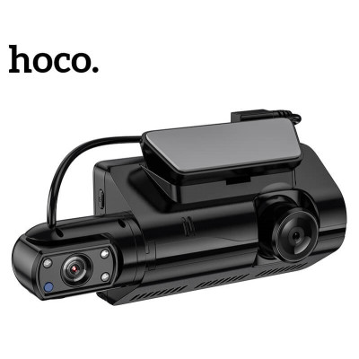 Відеореєстратор HOCO Dual Cameras Driving Recorder Di07 (HD, 2 Camera) Black