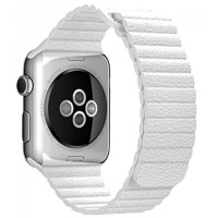Браслет Apple Watch Leather Loop Bracelet 42 / 44mm White