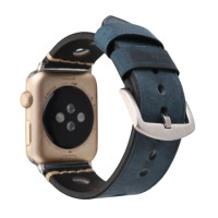 Ремінець для Apple Watch Leather Bracelet Series Ancient 38 / 40mm Blue