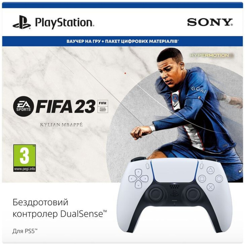 
                        Геймпад Sony DualSense White (код на FIFA 23) (9440796)
