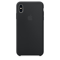 Apple Silicon Case iPhone XS Max Black (HC)