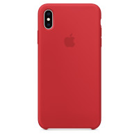 Apple Silicon Case iPhone XS Max Red (HC)