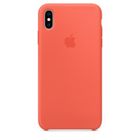Apple Silicon Case iPhone XS Max Peach (HC)