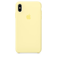 Apple Silicon Case iPhone XS Max Lemonade (HC)