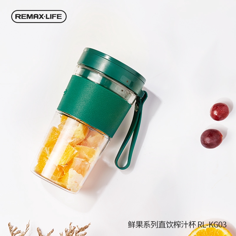 
                        Кружка-блендер REMAX LIFE Fresh Fruit Series Direct Drink Juicer Cup USB RL-KG03 | 300ML |