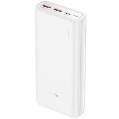 Портативный аккумулятор HOCO Premium fully compatible power bank J80A 20000mAh |2USB/1Type-C, 22.5W, 5A, QC/PD| White